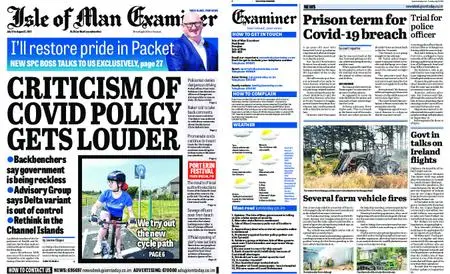 Isle of Man Examiner – July 27, 2021