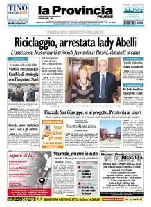 La Provincia Pavese 21 Ottobre 2009