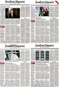 Frankfurter Allgemeine Zeitung mit RMZ Ausgaben vom 23. Februar bis 2. März 2011