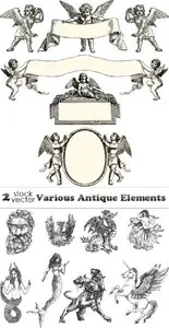 Vectors - Various Antique Elements