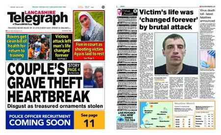 Lancashire Telegraph (Blackburn, Darwen, Hyndburn, Ribble Valley) – May 25, 2020