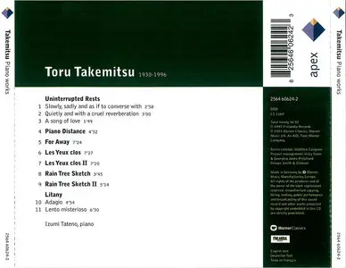 Izumi Tateno - Toru Takemitsu: Piano Works (1996) Reissue 2003