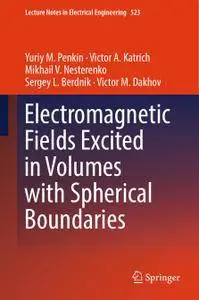 Electromagnetic Fields Excited in Volumes with Spherical Boundaries