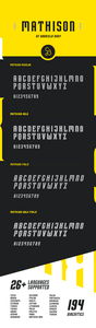 Mathison Font Family