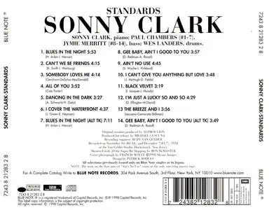 Sonny Clark - Standards (1958) {Blue Note 724382128328, Ron McMaster rel 1998)