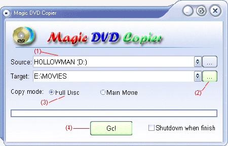 Magic DVD Copier 4.7.1 Build 8