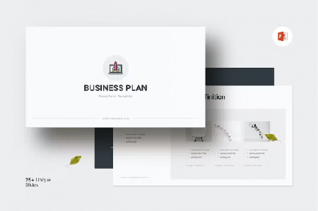 Business Plan PowerPoint Template ELMVSSX