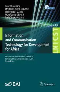 Information and Communication Technology for Development for Africa