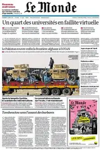 Le Monde du Vendredi 6 Juillet 2012