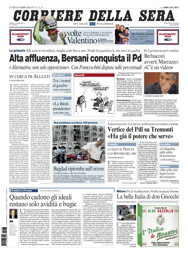 Il Corriere della Sera (26-10-09)