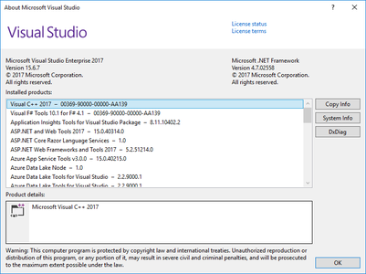 Microsoft Visual Studio 2017 v15.6.7 Multilingual