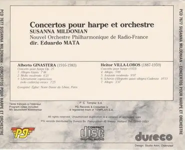 Ginastera · Villa-Lobos · Harp Concertos