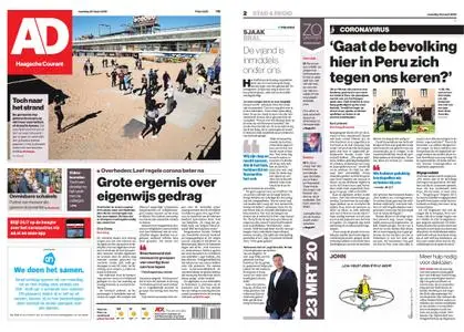 Algemeen Dagblad - Delft – 23 maart 2020