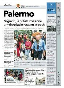 la Repubblica Palermo - 18 Agosto 2018