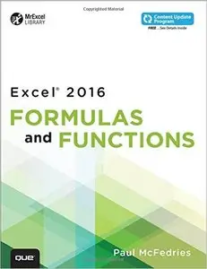 Excel 2016 Formulas and Functions (includes Content Update Program)