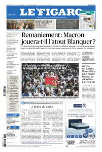 Le Figaro du Lundi 15 Octobre 2018
