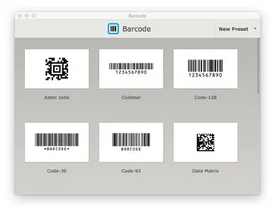 Barcode 1.4 Mac OS X