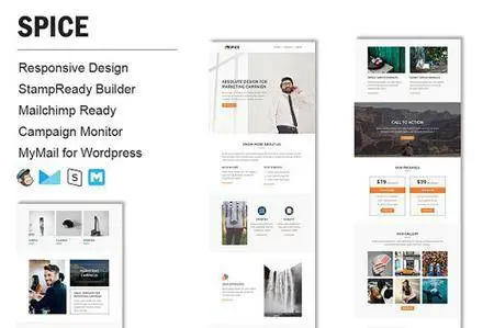 Spice - Responsive Email Template - CM 1827986