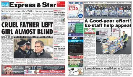 Express and Star Sandwell Edition – December 08, 2017