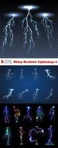 Vectors - Shiny Realistic Lightnings 6