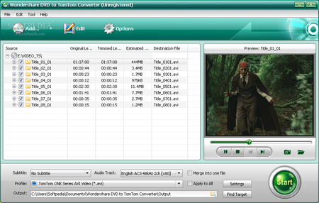 Wondershare DVD to TomTom Converter 4.3.0.3 Portable