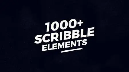 1000 Scribble Elements - Project for After Effects (VideoHive)