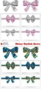 Vectors - Shiny Stylish Bows