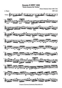 BachJS - BWV 1003 Allegro