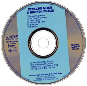 Depeche Mode - A Broken Frame (1982) [1987, Mute INT 846.804]