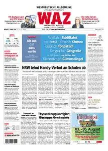 WAZ Westdeutsche Allgemeine Zeitung Mülheim - 01. August 2018