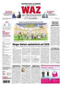WAZ Westdeutsche Allgemeine Zeitung Essen-Steele/Kray - 30. Dezember 2017