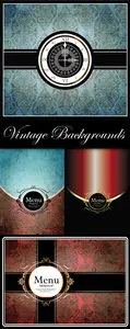 Grunge & Vintage Backgrounds Vector 2