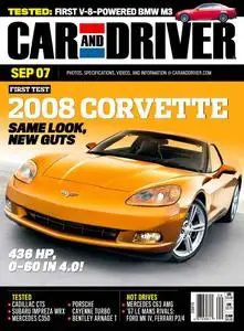 Car And Driver 2007 September
