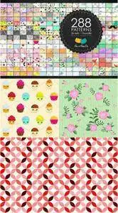 CreativeMarket - Mega bundle 288 cute patterns