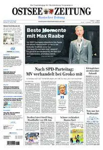 Ostsee Zeitung Rostock - 22. Januar 2018