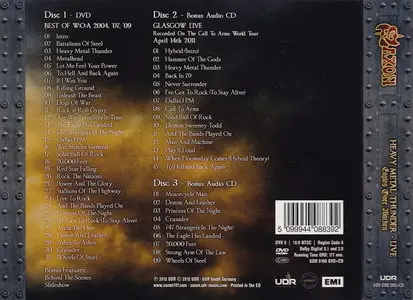 Saxon - Heavy Metal Thunder - Live: Eagles Over Wacken (2012) [Limited Edition, DVD+2CD] Re-up