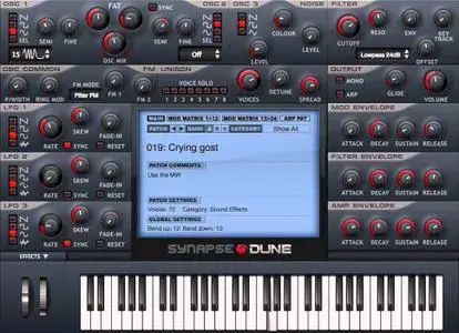 Synapse Audio DUNE v1.4.0 WiN / v1.4.0 R2 OSX