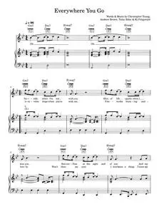 Everywhere You Go - Chad Lawson (Piano-Vocal-Guitar (Piano Accompaniment))
