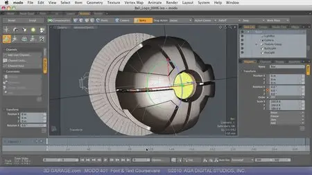 3D GARAGE: MODO 401 Font & Text Courseware