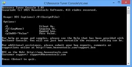Resource Tuner Console 2.03 Multilingual