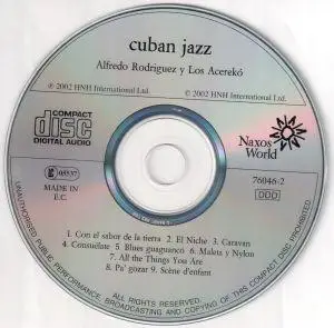 Alfredo Rodriguez y Los Acereko - Cuban Jazz (2002) {Naxos}