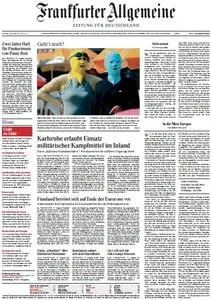 Frankfurter Allgemeine Zeitung vom Samstag, 18. August 2012