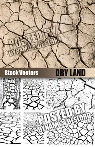 Stock Vectors - Dry Land