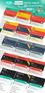 GraphicRiver Flat and Clean Pricing Tables