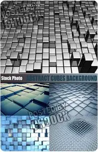Stock Photo: Abstract cubes background