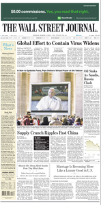 The Wall Street Journal – 09 March 2020