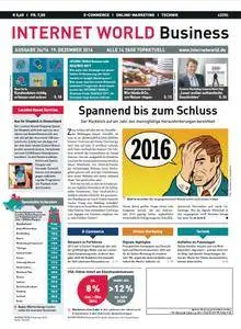 Internet World Business Germany No 26 – 19. Dezember 2016