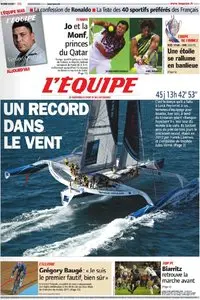 L'Equipe du Samedi 7 Janvier 2012