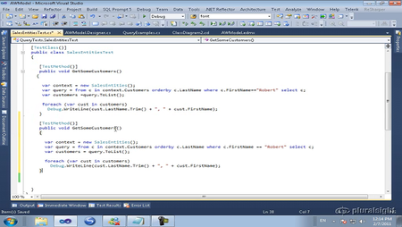 pluralsight - Querying the Entity Framework