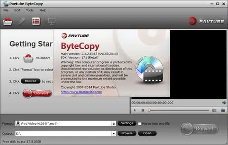 Pavtube ByteCopy 2.3.2.5363 Retail